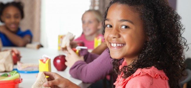 Girl at Lunch